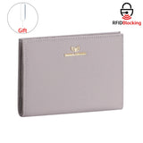 Royal Bagger RFID Genuine Leather Passport Wallets for Women, Travel Wallet with Card Slots, SIM Card Storage and Tool 4090