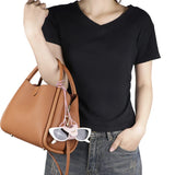 Royal Bagger Fashion Genuine Leather Eyeglass Neck Strap, Portable Sunglasses Holder, Anti-Loss Glasses Cord for Women 3130