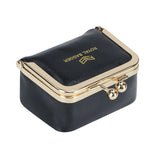 Big Size, Royal Bagger Genuine Leather Mini Jewelry Box, Ring & Necklace Storage, Retro Coin Purse with Kiss Lock for Women 4894