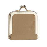 Royal Bagger Genuine Leather Mini Jewelry Box, Ring & Necklace Storage, Slim Coin Purse with Kiss Lock for Women 3120