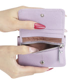 Royal Bagger Genuine Leather Women's Coin Purse - RFID Blocking Small Wallet, Casual Zipper Change Pouch for Daily Use 3200