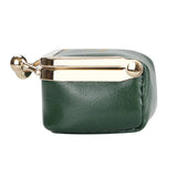 Small Size, Royal Bagger Retro Genuine Leather Mini Kiss Lock Coin Purse – Women's Jewelry Box for Earrings, Rings & More 3894