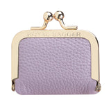 Royal Bagger Genuine Leather Mini Kiss Lock Coin & Jewelry Box, Removable Keychain, Storage for Rings, Earrings, Necklaces 2894