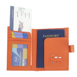 Royal Bagger RFID Genuine Leather Passport Wallet for Women, Casual Travel Wallets and Card Holder with SIM Card Pin Tool 3220