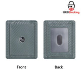 Royal Bagger RFID Ultra-thin Genuine Leather Card Holder for Men Small Card Holder Simple Coin Clip 3230