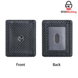 Royal Bagger RFID Ultra-thin Genuine Leather Card Holder for Men Small Card Holder Simple Coin Clip 3230
