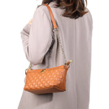 Royal Bagger Classic Quilted Chain Shoulder Bag for Women, Genuine Soft Cow Leather Underarm Purse, Fashion Handbag 3263